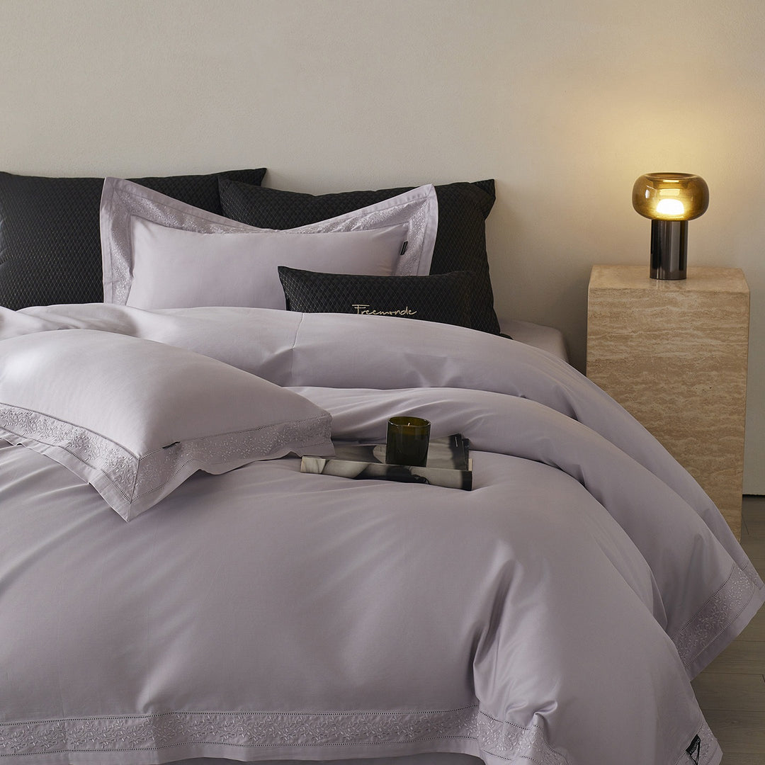 Silky Sateen Foliage Bedding Set