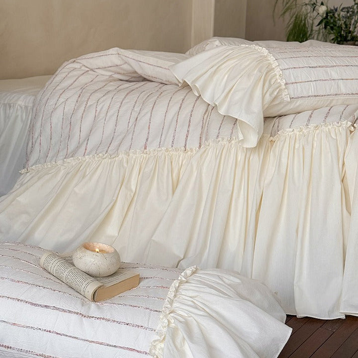 Morning Breeze Striped Bedding Set