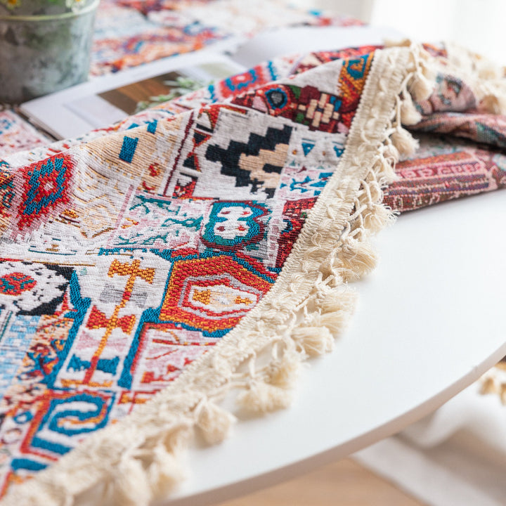 Mexico Style Tassel Table Cloth Collection