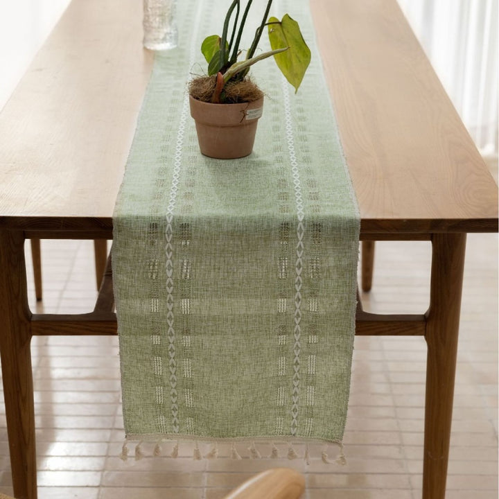 Rustic Openwork Table Runner