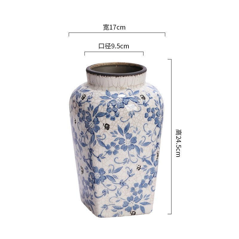 Blue Countryside Ceramic Vase Collection