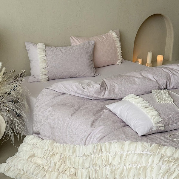Petal Ruffle Bedding Set