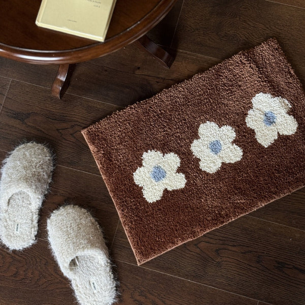 Mocha Daisy Rug