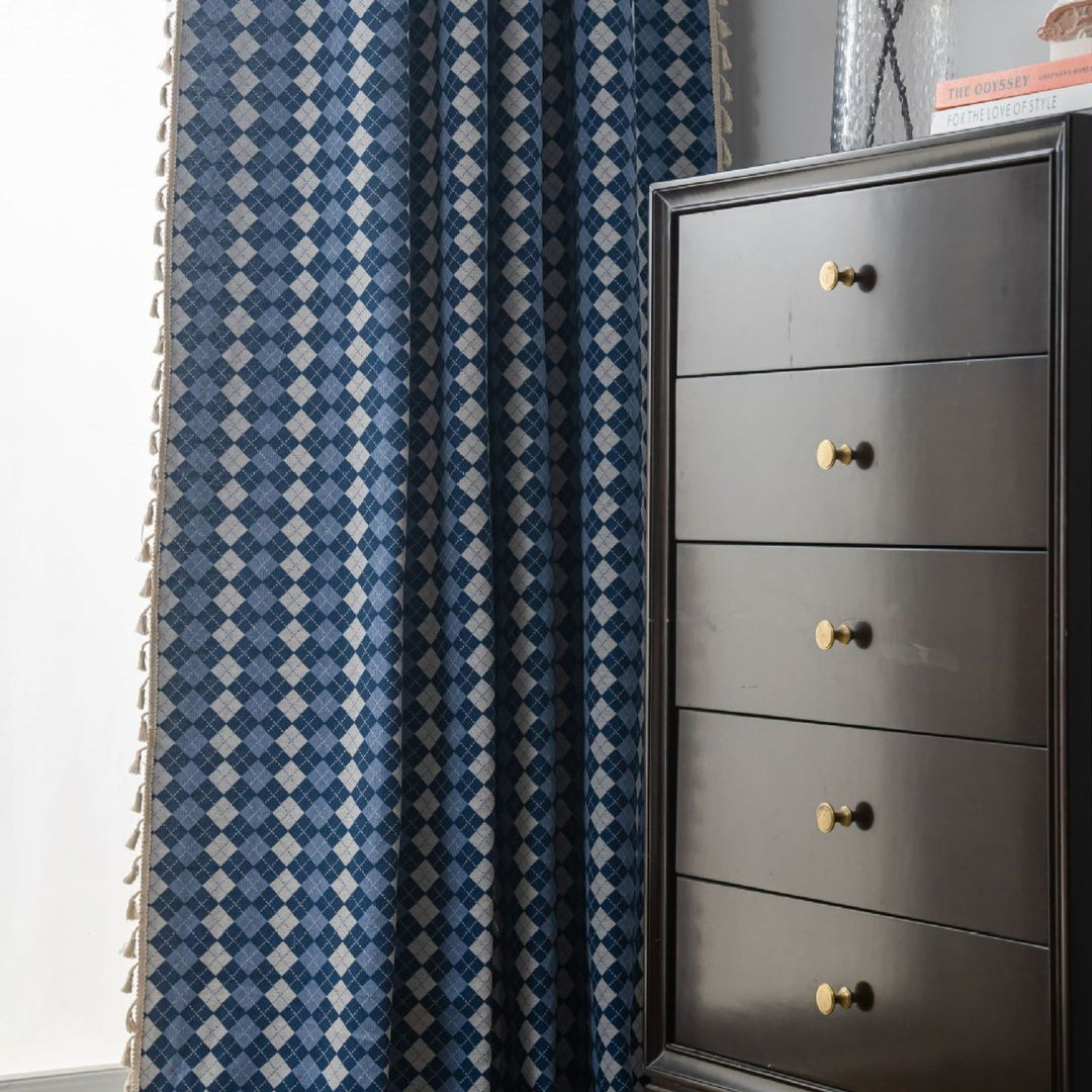 Disco Diamond Tassel Curtain