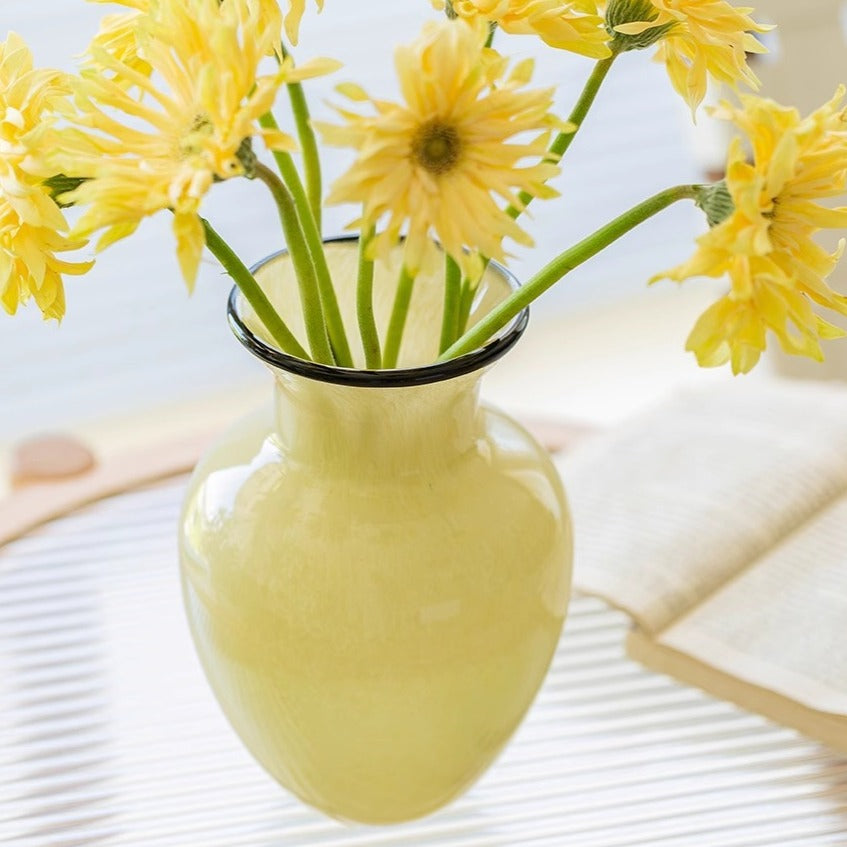 Ethereal Glow Glass Vase Collection