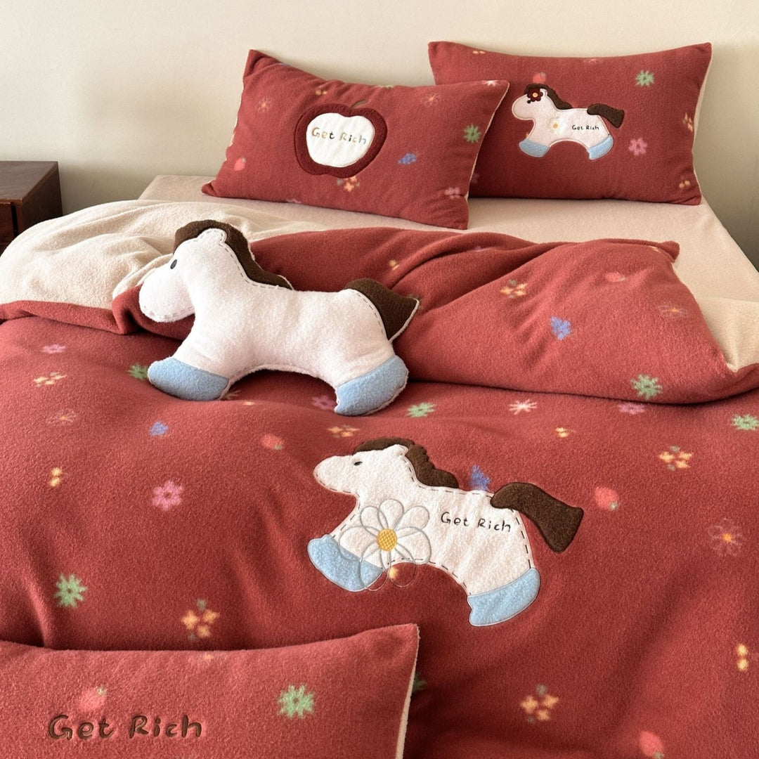 Lovely Pony Bedding Set