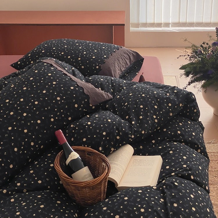 Midnight Bloom Cloud Bedding Set