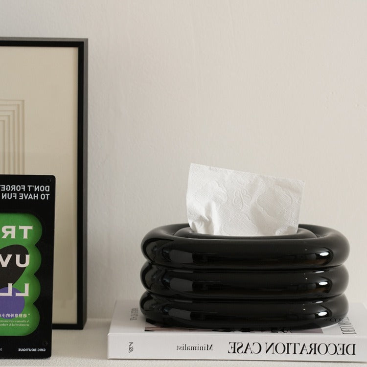Puff Ceramic Tissue Box