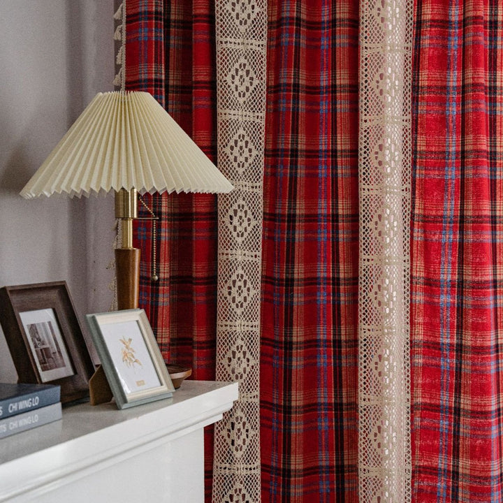 Tartan Lace Curtain