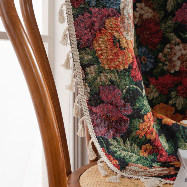 Retro Blossoming Curtain