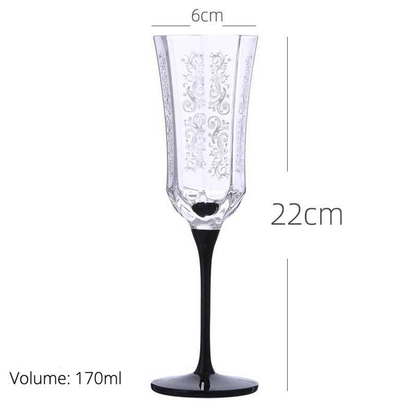 Lisbon Midnight Wine Glass Set