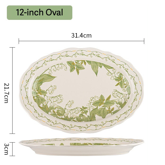 Bellflower Ceramic Dining Set