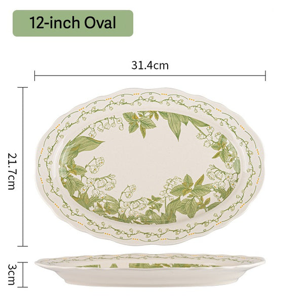 Bellflower Ceramic Dining Set