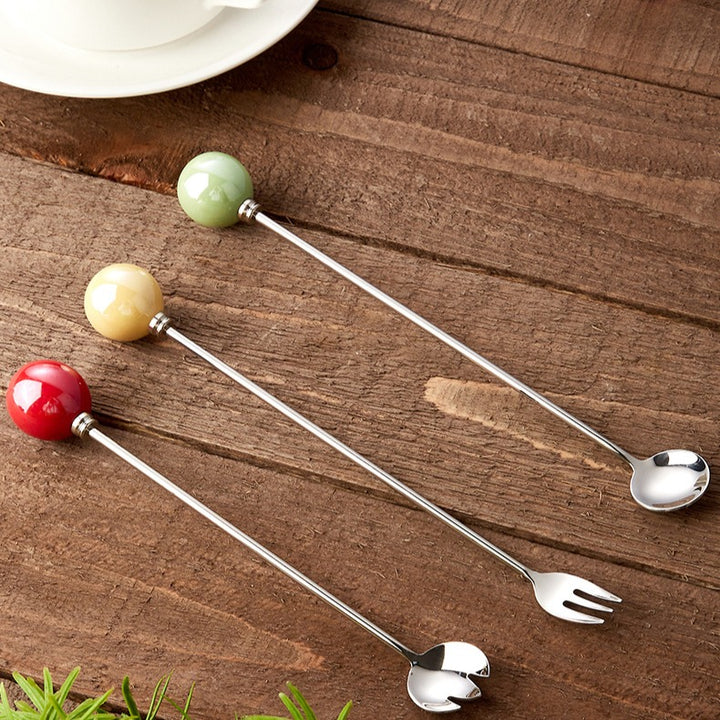 Cute Ball Long Cutlery