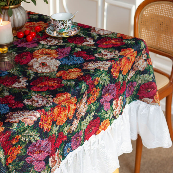 Retro Blossoming Table Cloth