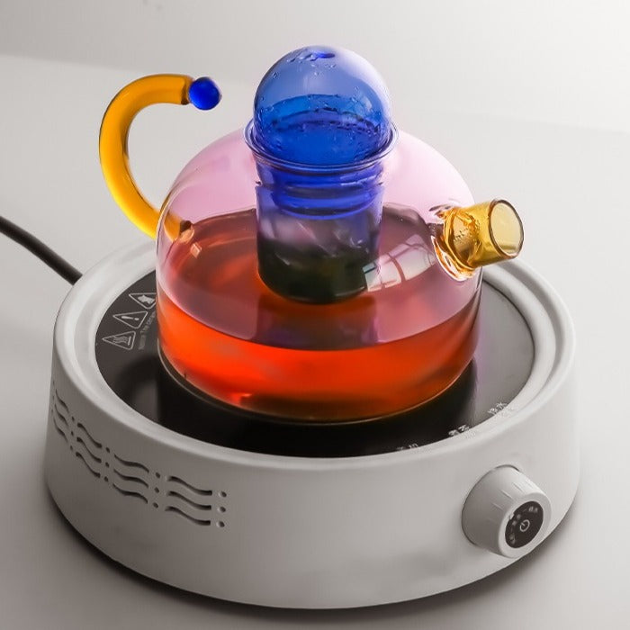 Bubble Pop Glass Teacup & Pot