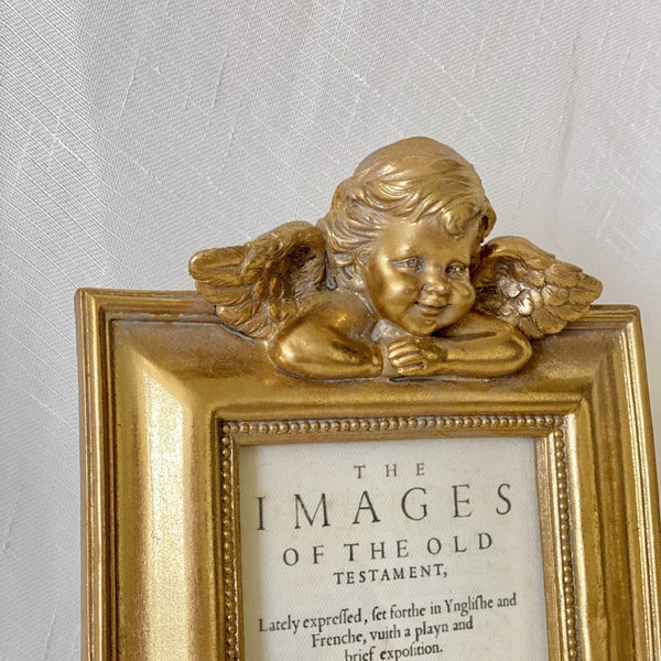 Regal Cherub Photo Frame