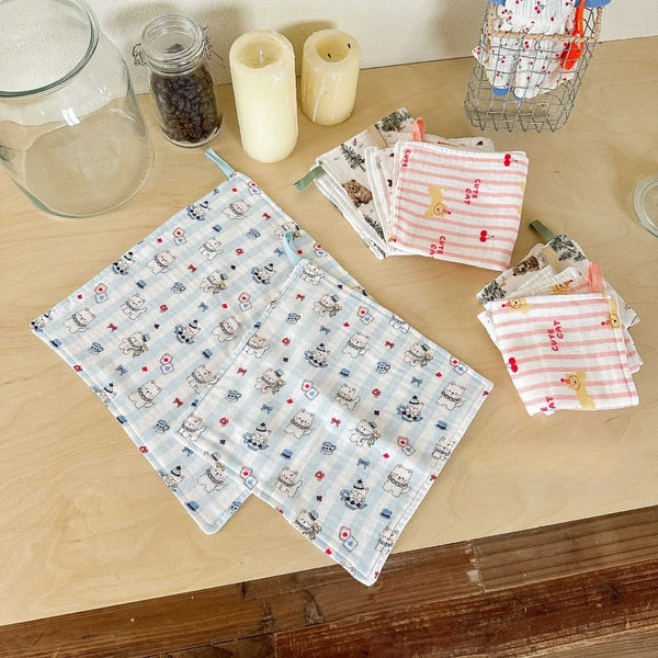 Critter Friends Burp Cloth Set