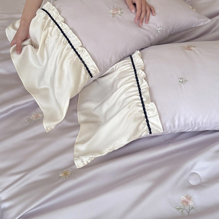 Vintage Rose Lyocell Summer Quilted Blanket