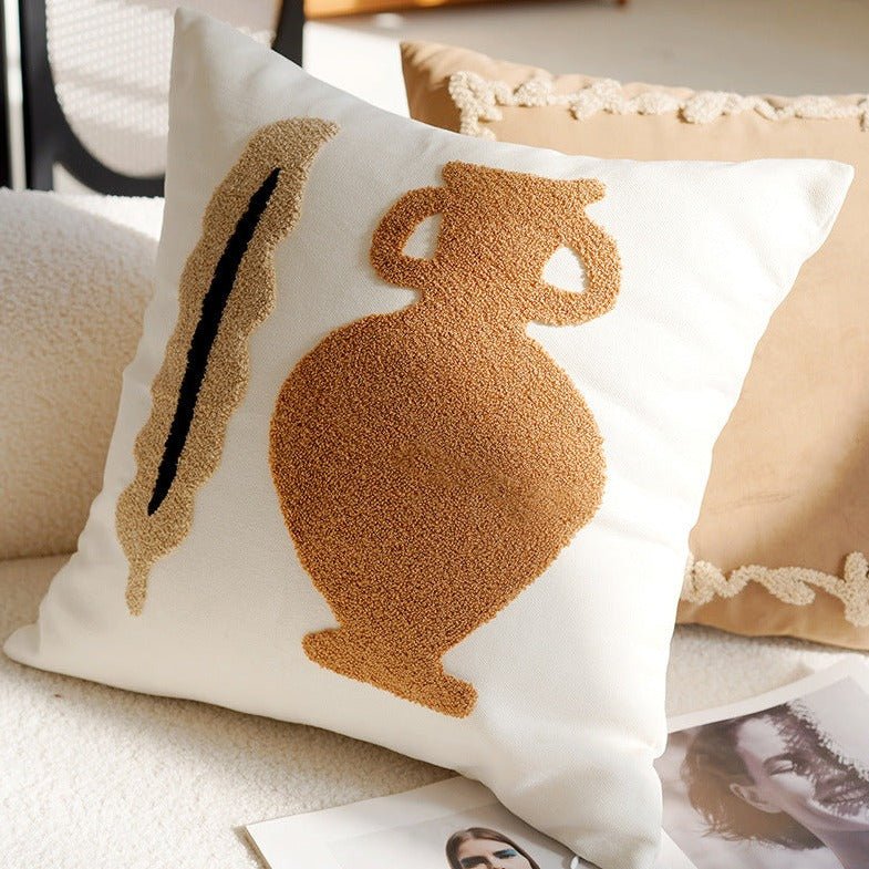 Cream Butter platter Cushion
 