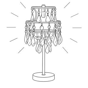 Crown Crystal Table Lamp - Assembly Guide