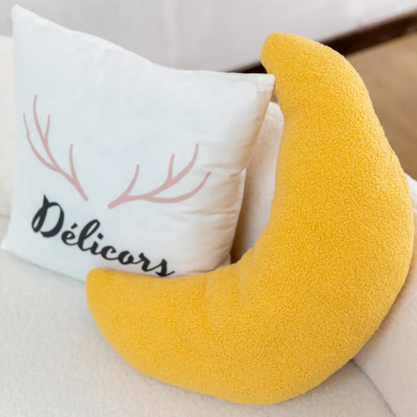 Abstract Shapes Boucle Cushion Collection Moon - Delicors