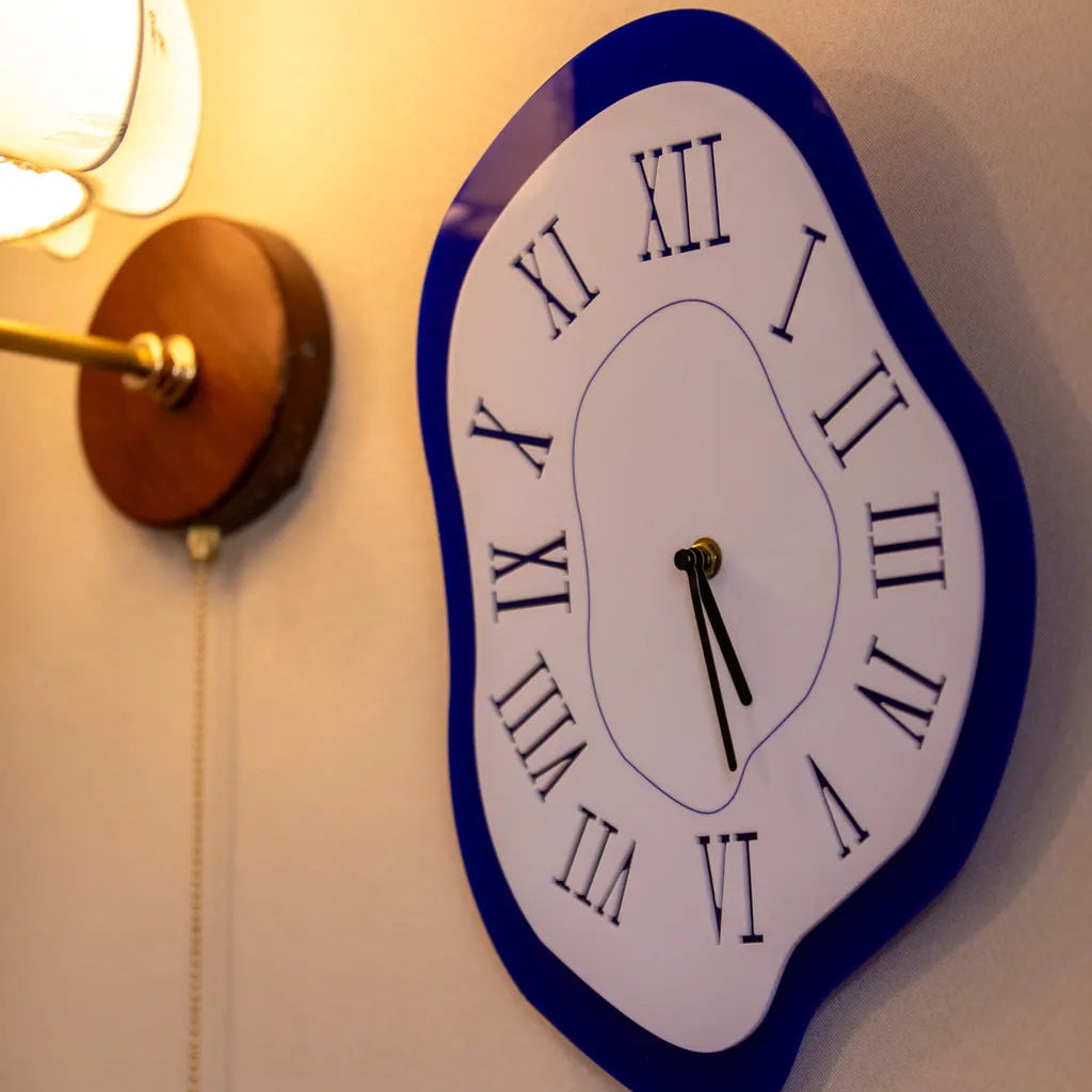 Acrylic Melted Time Clock - Delicors