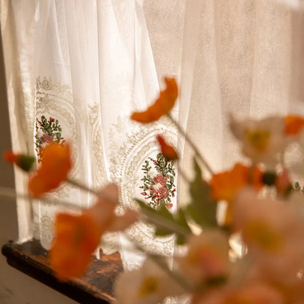 Bow&Lace Cabinet Curtain - Delicors