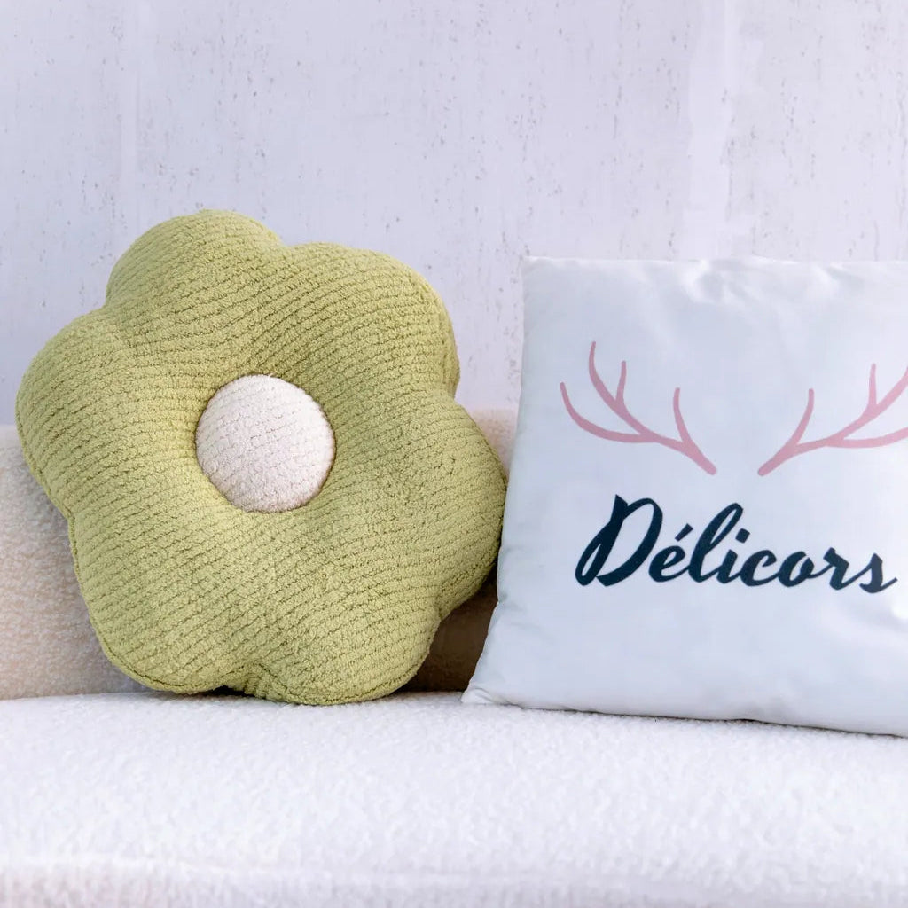 Candy Colour Floral Cushion - Delicors