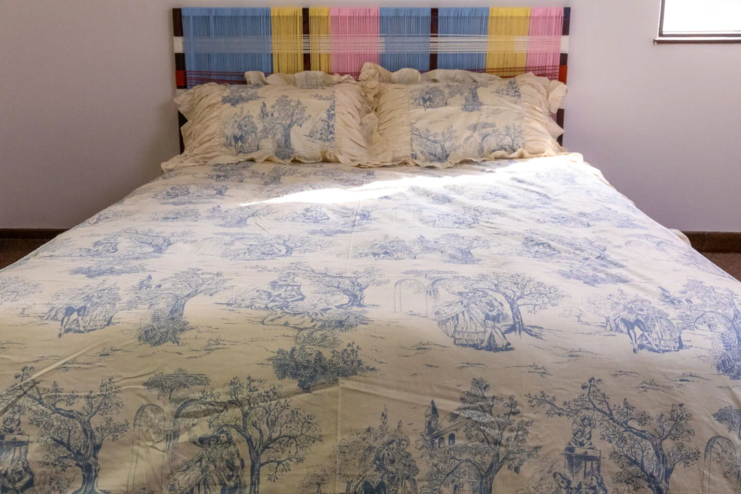 Courtly Blue Quilt Cover Set - Delicors