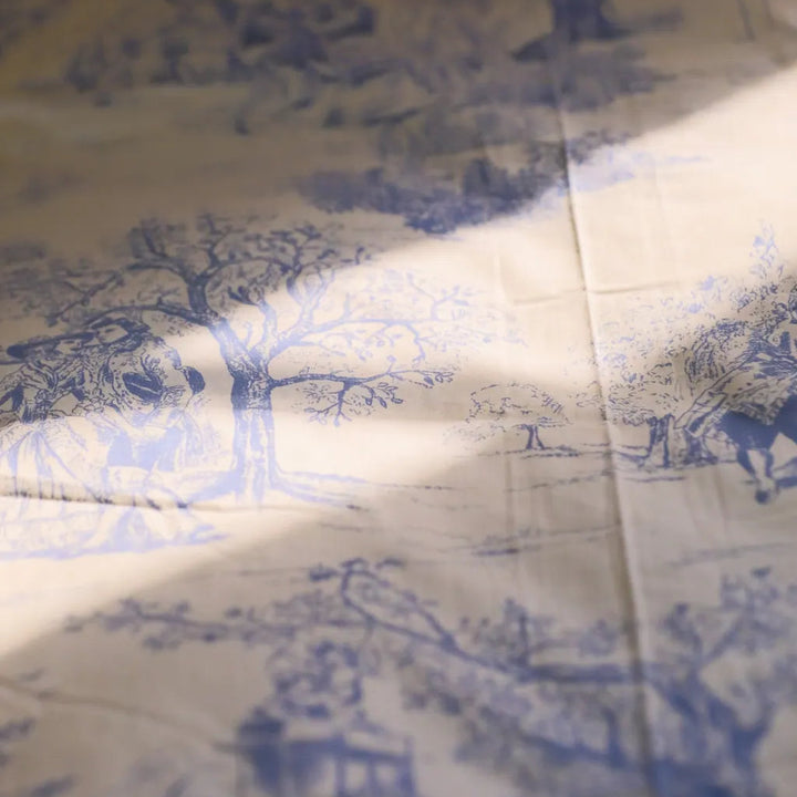 Courtly Blue Quilt Cover Set - Delicors