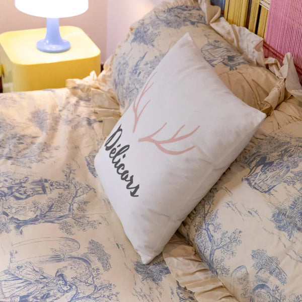 Courtly Blue Quilt Cover Set - Delicors
