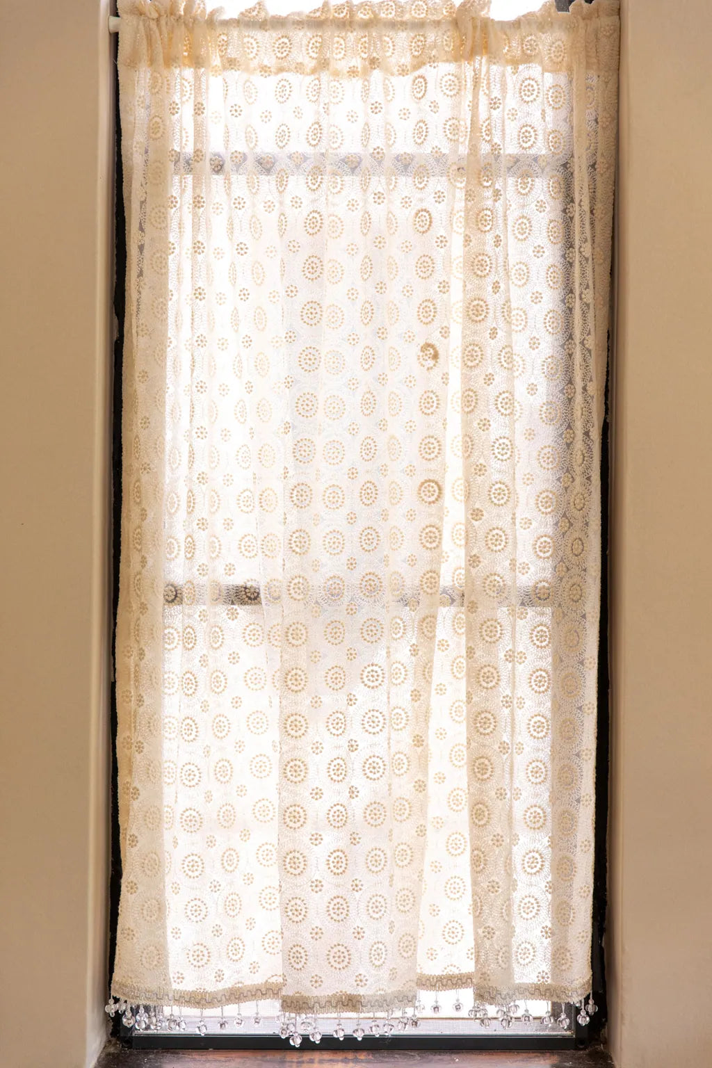 Courtly Embroidered Cabinet Curtain - Delicors