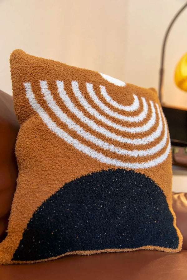 Desert Oasis Boucle Cushion Brown Sunset - Delicors