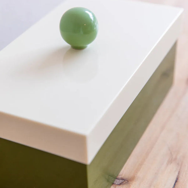 Funky Docky Lidded Storage Box Mossgreen - Delicors