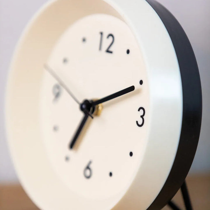 Minimal Ivory Desk Clock - Delicors