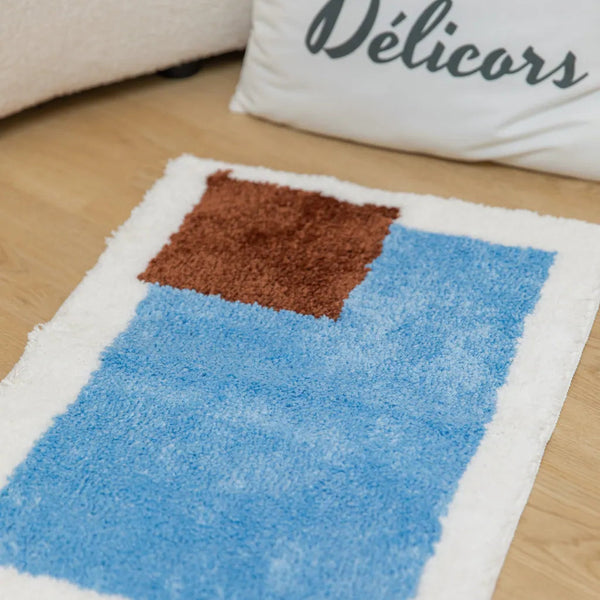 Patchwork Plush Rug - Delicors