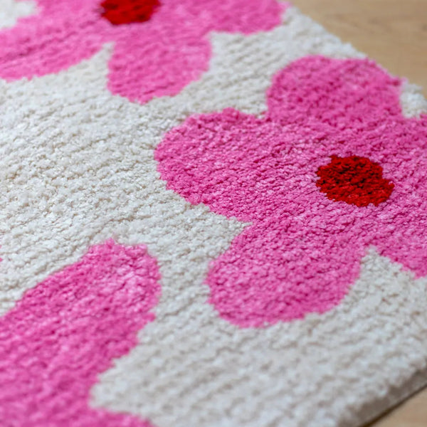 Pop Daisy Shaggy Rug - Delicors