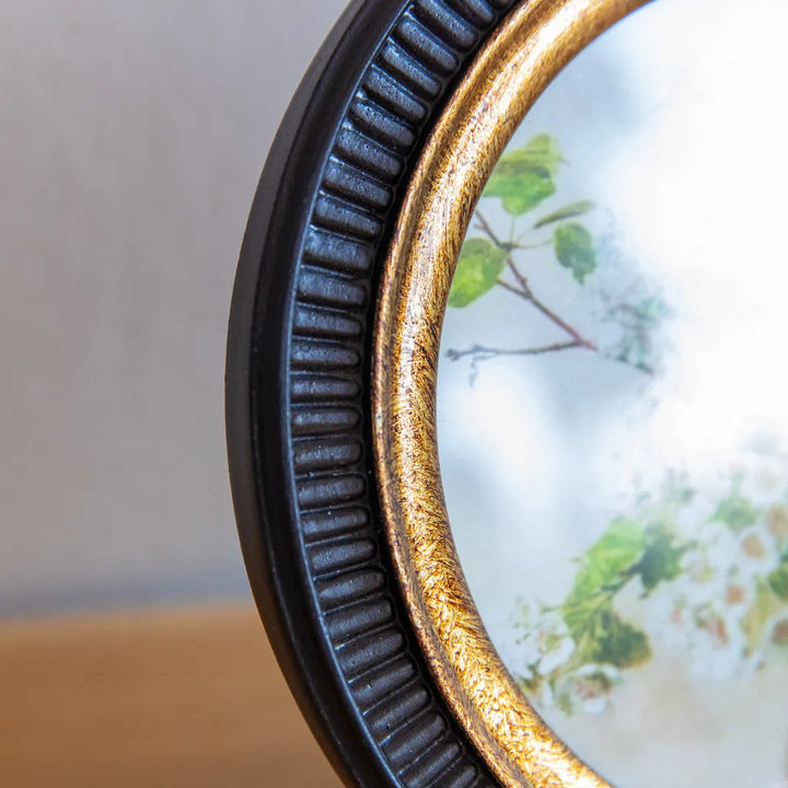Ribbed Noir Gold Frame - Delicors