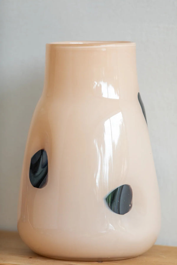 Spotted Charm Glass Vase - Delicors