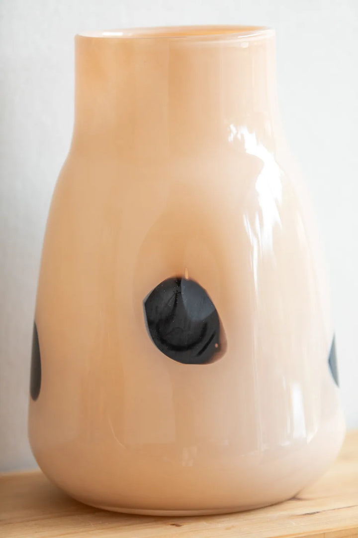 Spotted Charm Glass Vase - Delicors