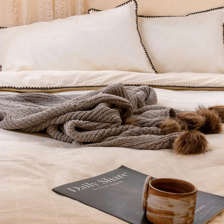 Textural Bedding Set - Delicors