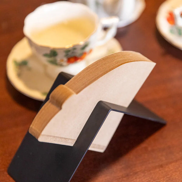 Triangle Coffee Filter Holder & Filter Set - Delicors
