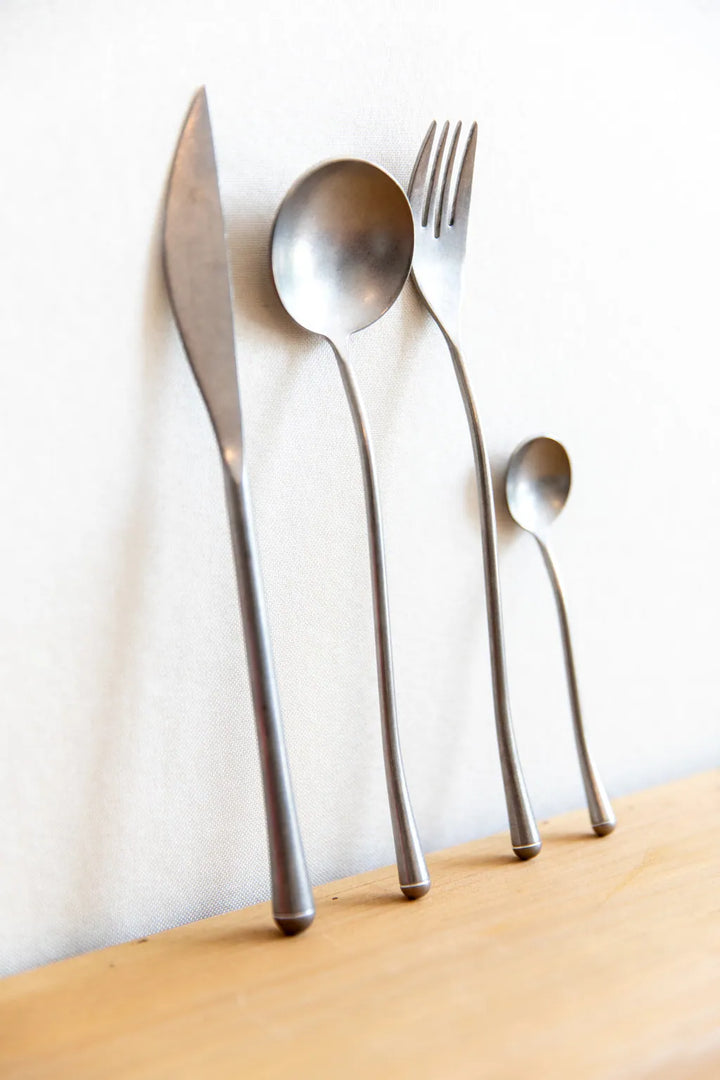 Vintage Distressed Silver Cutlery - Delicors