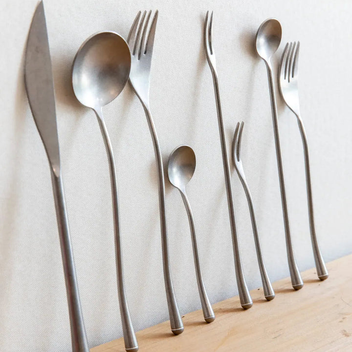 Vintage Distressed Silver Cutlery - Delicors