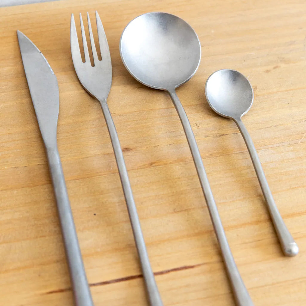 Vintage Distressed Silver Cutlery - Delicors