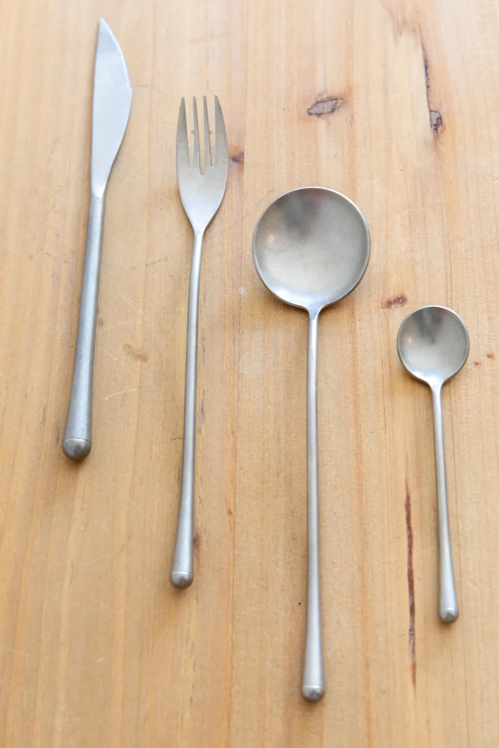 Vintage Distressed Silver Cutlery - Delicors