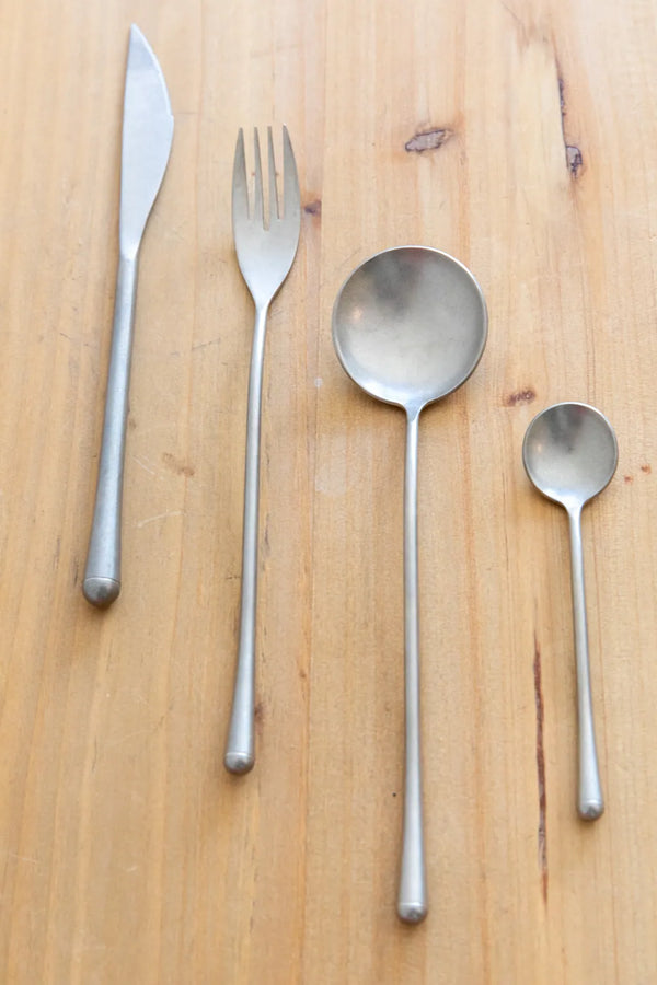 Vintage Distressed Silver Cutlery - Delicors