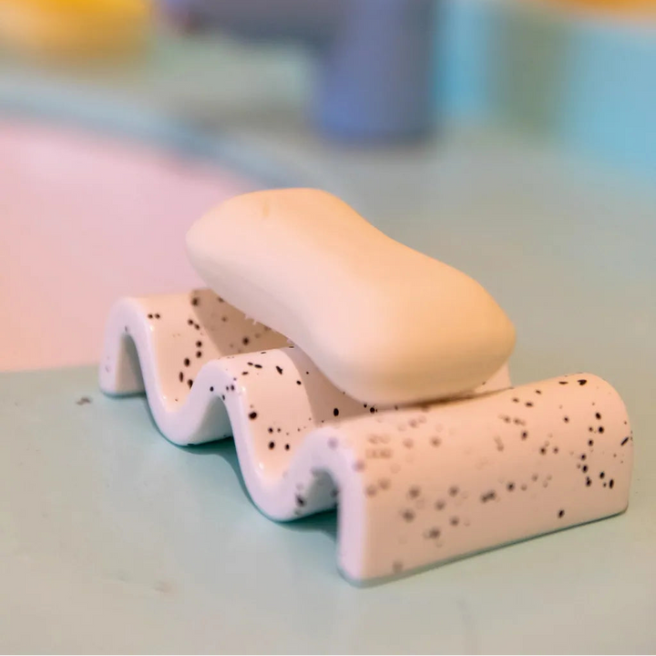Wave Soap Dish InkSplash - Delicors