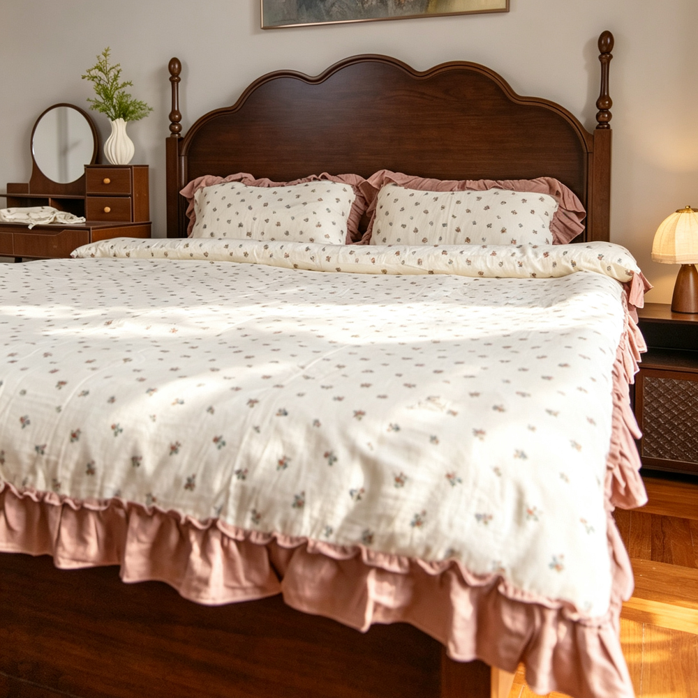 Winter Flowers Bedding Set - Delicors